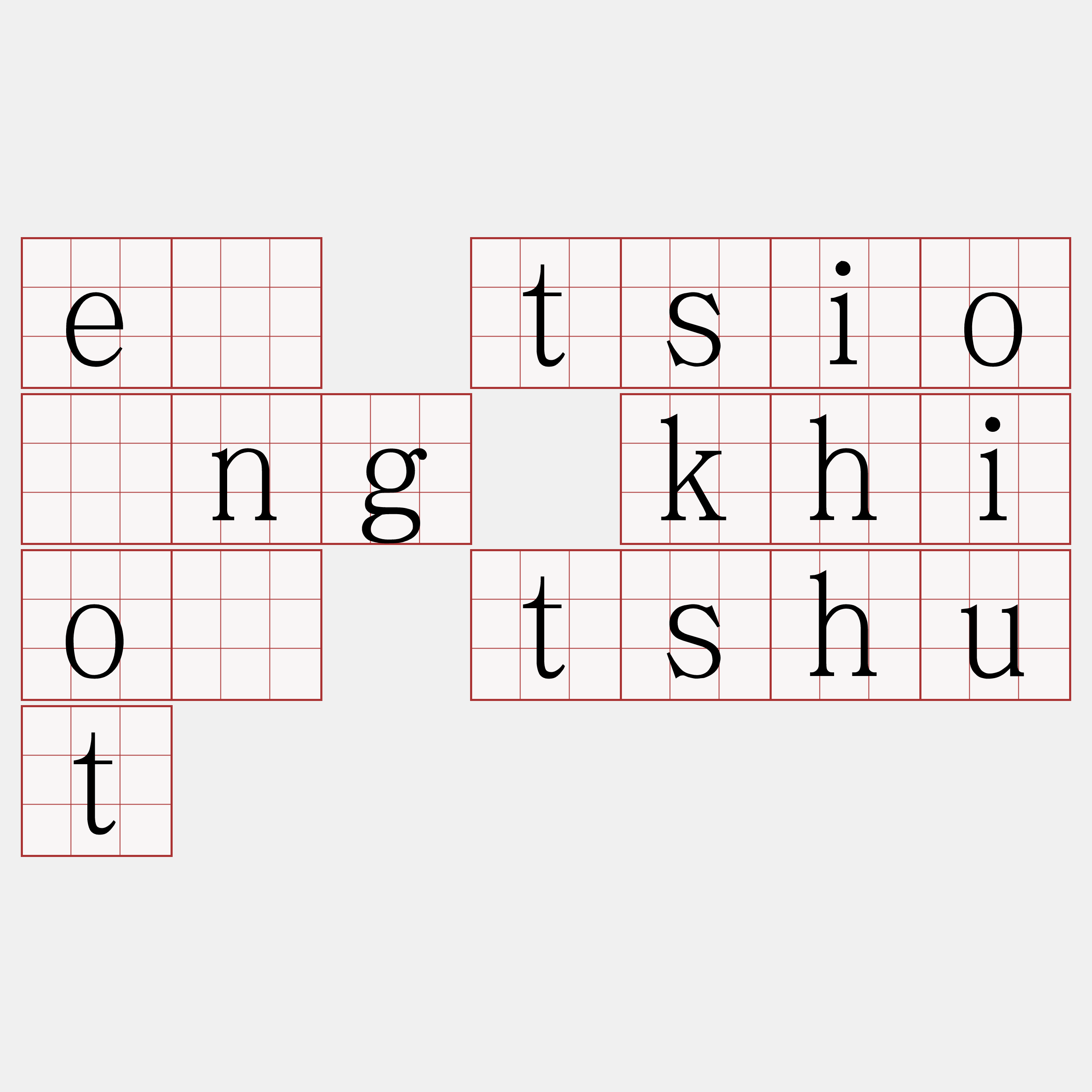 ē tsiông khió tshut